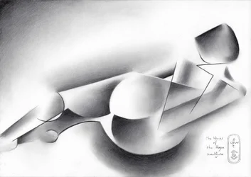 Abstracte liggende figuur