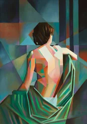 Abstract: De rug van een vrouw