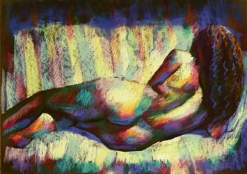 Kleurrijke, sensuele vorm