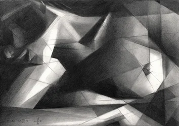 Dramatische geometrische figuur