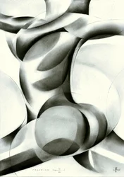 Vloeiende abstracte vorm