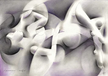 Vloeiende abstracte vormen