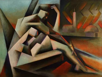 Peinzende geometrische figuur
