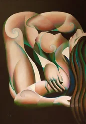 Sereen abstract naakt