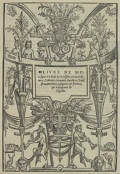 Livre de Moresques, titelpagina recto, 1546