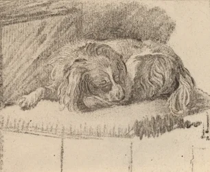 Liggende hond, 1777