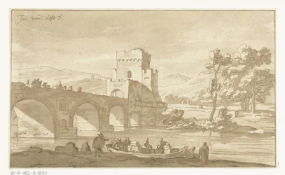 Ponte Molle bij Rome