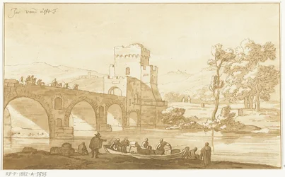 Ponte Molle bij Rome