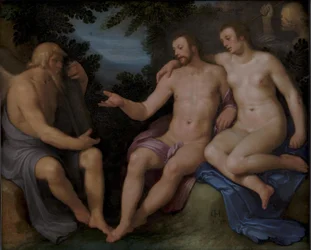 Allegorie op de kortstondigheid van het leven