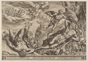 Hercules belegerd door Pygmeeën