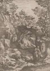 Berouwvolle Maria Magdalena in de Wildernis, 1573
