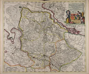 Ducatus Bremae amp; Ferdae maximaeque partis fluminis Visurgis descriptio