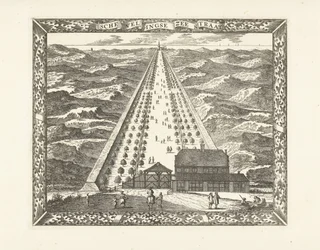 Gezicht op de Scheveningse Zeestraat