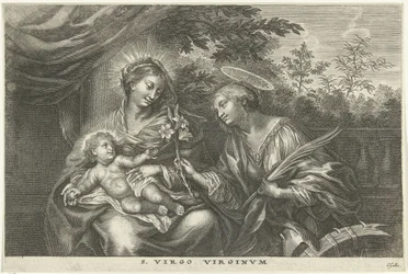 Maria met Kind en de H. Catharina van Alexandrië