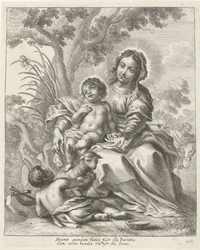 Heilige Familie met Johannes de Doper als kind