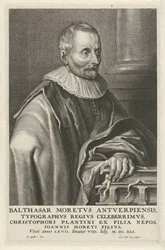Portret van Balthasar Moretus