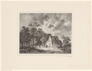Huis in landschap