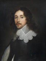Portret van Lucius 2e Burggraaf Falkland