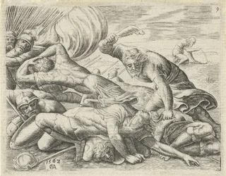 Simson verslaat de Filistijnen met een ezelskaak