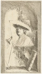 Zelfportret van Cornelis Ploos van Amstel