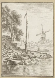 Bochtige rivier