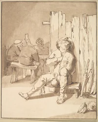 Dronken Boer in een Herberg