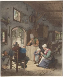 Krantlezer in interieur