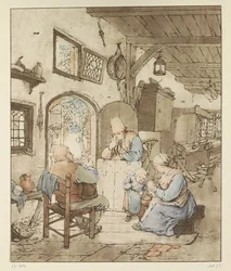 Krantlezer in interieur