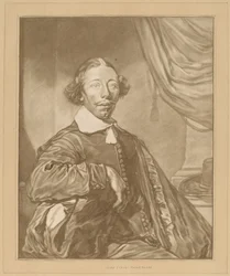Portret van een Zittende Man