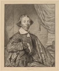 Portret van een Zittende Man