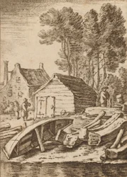 Scheepswerf, 1761, gepubliceerd 1765
