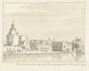 De Drommedaris en Blauwepoort te Enkhuizen