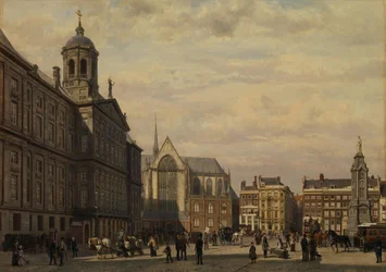 De Dam in de zomer