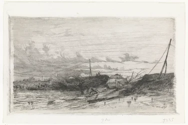 Dijkdoorbraak te Arnhem, 1855
