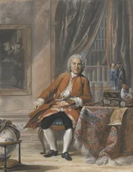Portret van Joan Jacob Mauricius, Gouverneur-Generaal van Suriname