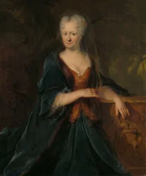 Portret van Louise Christina Trip, echtgenote van Gerrit Sichterman
