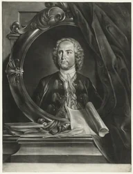 Portret van de Componist Pietro Antonio Locatelli 1695-1764