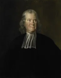 Portret van de arts Herman Boerhaave, professor aan de Universiteit van Leiden