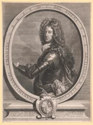 Keuzevorst van Beieren Maximiliaan II Immanuel (gravure)