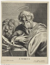 Evangelist Marcus met leeuw