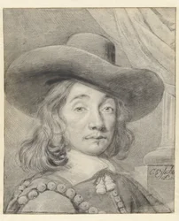 Zelfportret met een hoed