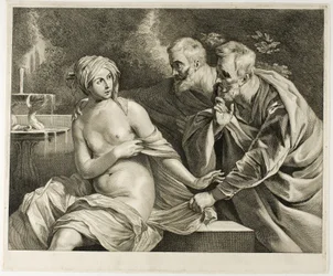 Susanna en de ouderlingen, uit Cabinet Reynst