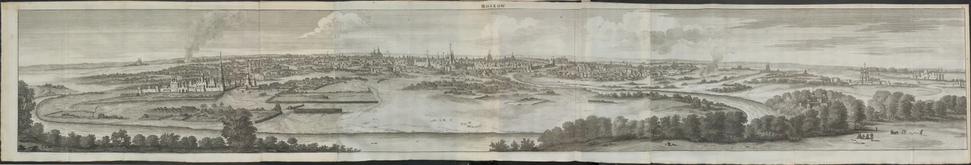 Moskou Uit: Reizen over Moskou, 1711