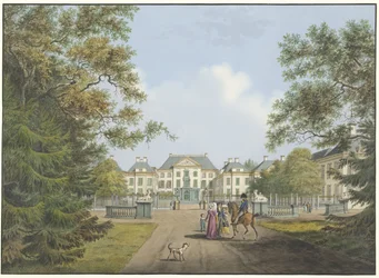 Gezicht op paleis Het Loo