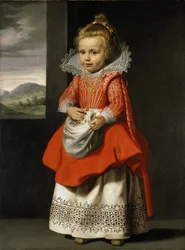 Portret van de Dochter van de Kunstenaar, Magdalena de Vos, c.1623-24