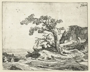 Landschap met boom