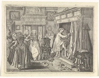 Slaapkamertafereel