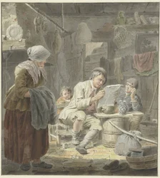 De krantlezer