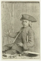 Zelfportret van Cornelis van Noorde