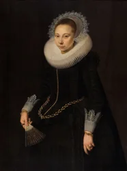 Portret van Maria Overrijn van Schoterbosch (1599/1600-1638)